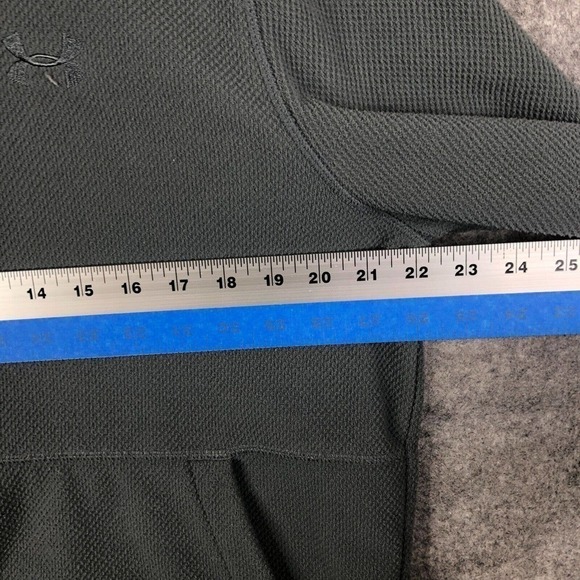 Under Armour Cold Gear Loose Fit Hoodie Pullover Sweatshirt Size Large Gray - Picture 3 of 10